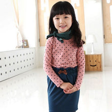 Arival Toddler Baby Girls Blouse Polka Dot Long Sleeve Shirt Tops Blouse Casual Cotton Kids Clothes SM6