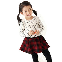 Arival Toddler Baby Girls Blouse Polka Dot Long Sleeve Shirt Tops Blouse Casual Cotton Kids Clothes SM6