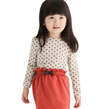 Arival Toddler Baby Girls Blouse Polka Dot Long Sleeve Shirt Tops Blouse Casual Cotton Kids Clothes SM6