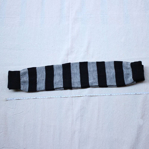 Children Baby Boy Girl Japanese-style Striped Cotton Leg Warmers Blue Knee Pads High Socks P1 SM6