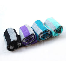 Children Baby Boy Girl Japanese-style Striped Cotton Leg Warmers Blue Knee Pads High Socks P1 SM6