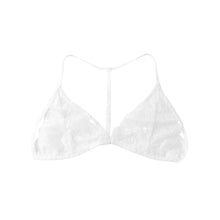 Sexy Women Tops Sheer Lace Bra Hollow Out Unpadded Adjustable Strap Bralette Lingerie Cami Crop Top WhiteBlack SM6