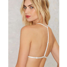 Sexy Women Tops Sheer Lace Bra Hollow Out Unpadded Adjustable Strap Bralette Lingerie Cami Crop Top WhiteBlack SM6