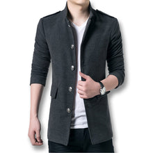 Men Trench Men Jackets Slim Fits Long Casual Coats Men's Thick Outwears Plus Size Quality SM6