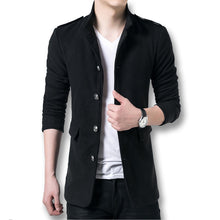 Men Trench Men Jackets Slim Fits Long Casual Coats Men's Thick Outwears Plus Size Quality SM6