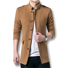 Men Trench Men Jackets Slim Fits Long Casual Coats Men's Thick Outwears Plus Size Quality SM6