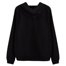 Casual Wear Pullovers Hoodies Women Clothing Alien Print Hooded Long Sleeve Sweatshirt Plus Size SM6