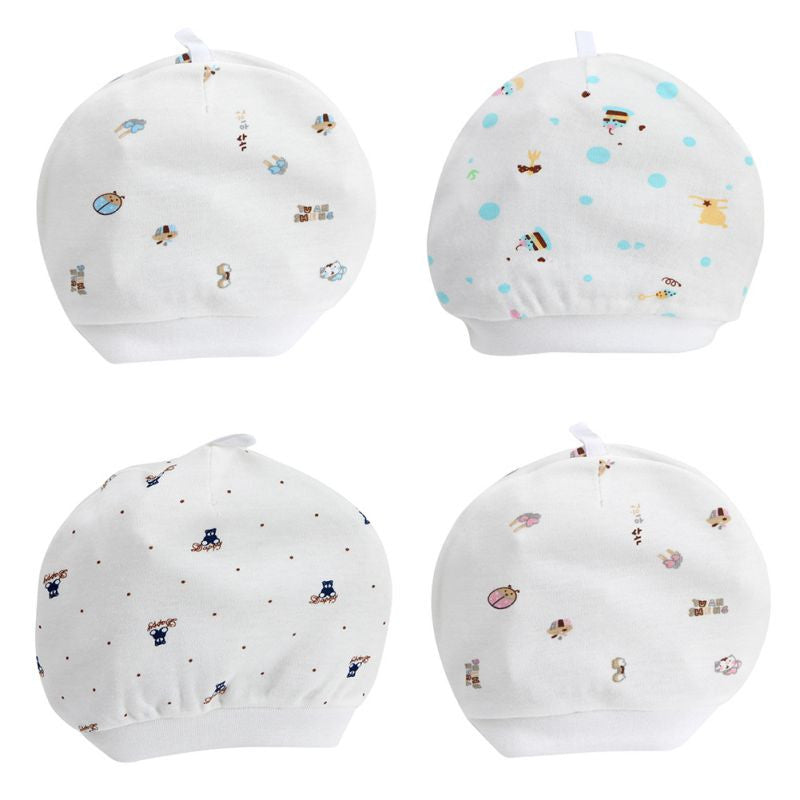 New Baby Infants Warm Cotton Caps Beanie Soft Hats Animals Print Hats SM6
