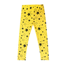 Baby Girls Kids Skinny Toddlers Star Print Leggings Pants Trousers 2-7 Years 6 Colors SM6