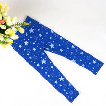 Baby Girls Kids Skinny Toddlers Star Print Leggings Pants Trousers 2-7 Years 6 Colors SM6