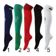 New Baby Kids Boys Girls Football Long Tube Socks Soccer Lacrosse Knee High Socks 5 Colors SM6