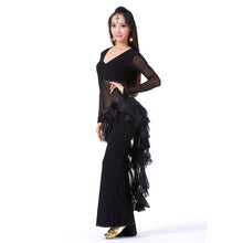 New Belly Dance Costume Tassel Wrap Belt Chain Skirts Chiffon Hip Scarf Tribal Waves SM6