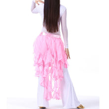 New Belly Dance Costume Tassel Wrap Belt Chain Skirts Chiffon Hip Scarf Tribal Waves SM6