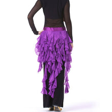 New Belly Dance Costume Tassel Wrap Belt Chain Skirts Chiffon Hip Scarf Tribal Waves SM6