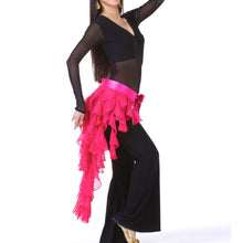 New Belly Dance Costume Tassel Wrap Belt Chain Skirts Chiffon Hip Scarf Tribal Waves SM6