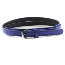 Belts For Women Multi Color Thin Skinny Faux Leather Waistband Casual Belts Strap SM6