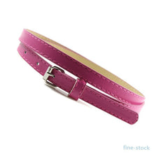 Belts For Women Multi Color Thin Skinny Faux Leather Waistband Casual Belts Strap SM6