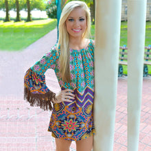 New Bohemian Elegant Dress Slash Neck Beach European Style Sexy Women Dress Clothing H86 SM6