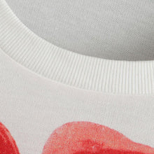 Casual Women Round Neck Sweatshirts Lace Hollow Out Pullovers Loose Bottom Plus Size SM6