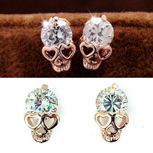 Charm Vintage Stud Earrings Women Gold Plated Skull Stud Earrings Jewery SM6