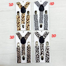 Children Kids Boy Girls Clip-on Leopard Suspenders Elastic Adjustable Braces PY1 P18 SM6