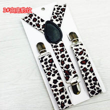 Children Kids Boy Girls Clip-on Leopard Suspenders Elastic Adjustable Braces PY1 P18 SM6