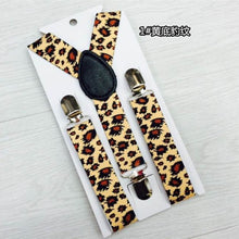 Children Kids Boy Girls Clip-on Leopard Suspenders Elastic Adjustable Braces PY1 P18 SM6