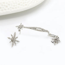 Classic Rhinestone Star Ear Cuff Trendy Personality Luxury Clip Earrings For Women Jewelry  SM6