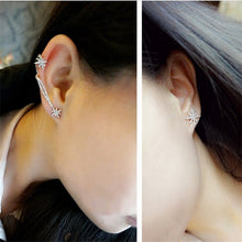 Classic Rhinestone Star Ear Cuff Trendy Personality Luxury Clip Earrings For Women Jewelry  SM6