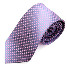 Classic Men's Tie Polyester Gentlemen Necktie Stripes Party Groom Wedding Royal BluePurpleRed SM6