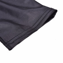 Classical Sexy Zipper Bright Stretch Leggings Pants Skinny Black SM6