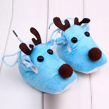 Cute Warm Baby Girls Christmas Deer Shoes Sweet Antiskid Toddlers Shoes Infant Toddler Prewalkers SM6