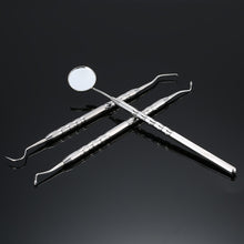 Dentistry Instrument 3Pcs Oral Hygiene Dental Tool Dental Examination Tooth Mirror Scaler Set for Oral Care Teeth Whitening SM6