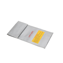 Design 20 * 10cm Silver Glass Fiber RC LiPo Battery Safety Bag Safe Guard Charge Sack for LiPo Battery Charging SM6