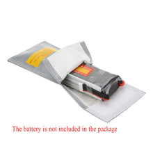 Design 20 * 10cm Silver Glass Fiber RC LiPo Battery Safety Bag Safe Guard Charge Sack for LiPo Battery Charging SM6