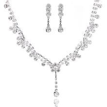 Design Alloy Rhinestones Elegant Brides Jewelry Set Including Earrings Necklace Tiara Wedding Jewelry SM6