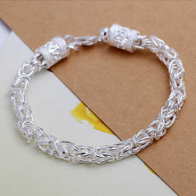 Design Jewelry Bracelet Silver Plated 20cm Link Chain Bracelet For Women Drop Shipping SM6