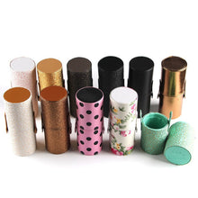 Empty Portable Makeup Brush Round Pen Holder Cosmetic Tool PU Leather Cup Container Solid Colors 6 Optional Case L4 SM6