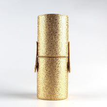 Empty Portable Makeup Brush Round Pen Holder Cosmetic Tool PU Leather Cup Container Solid Colors 6 Optional Case L4 SM6
