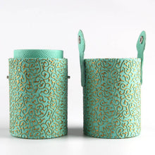 Empty Portable Makeup Brush Round Pen Holder Cosmetic Tool PU Leather Cup Container Solid Colors 6 Optional Case L4 SM6