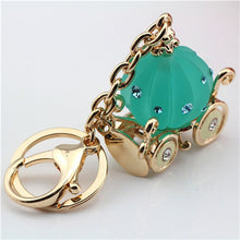 s Pumpkin Car Keychain Alloy H -painted Craft Hangings Purse Backpack Keyring Chains Fobs Accessories SM6