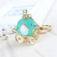 s Pumpkin Car Keychain Alloy H -painted Craft Hangings Purse Backpack Keyring Chains Fobs Accessories SM6