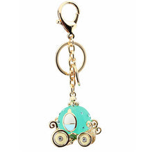 s Pumpkin Car Keychain Alloy H -painted Craft Hangings Purse Backpack Keyring Chains Fobs Accessories SM6