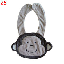 Baby Bibs Animals Waterproof Cotton Saliva Towel Kids Infant Lunch Bib  SM6