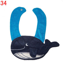 Baby Bibs Animals Waterproof Cotton Saliva Towel Kids Infant Lunch Bib  SM6