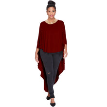 Casual T Shirt Women T-Shirt O Neck Batwing Sleeve Asymmetric Hem Loose Women Tops Plus Size Blusas XXXL SM6