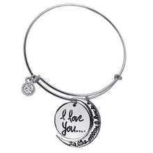 I Love You Heart Bracelets Woman Bangles Bracelets Moon Cuff Bracelets Jewelry  SM6