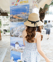Sun Hat Women's Foldable Straw Hats Beach Headwear 2 Colors  SM6