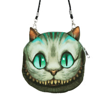 Women Cute Shoulder Bag Cat Face Pouch Bag Cartoon Print Zipper Closure Messenger Bag Coin Purse Clutch Bag SM6