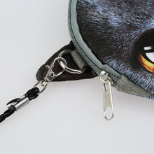 Women Cute Shoulder Bag Cat Face Pouch Bag Cartoon Print Zipper Closure Messenger Bag Coin Purse Clutch Bag SM6